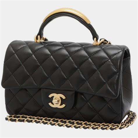 chanel with handle bag|chanel mini flap bag with top handle.